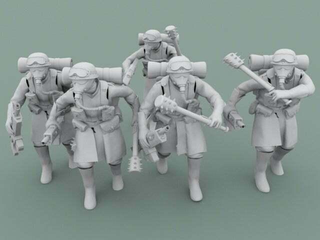 Legion Of Metal Assault troops