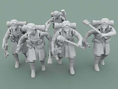 Legion Of Metal Assault troops