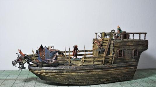 Ship's accessories door , window and ladder for my ship project