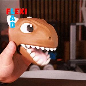 Dino Carnotaurus hand puppet dinosaur - Flexi LAB