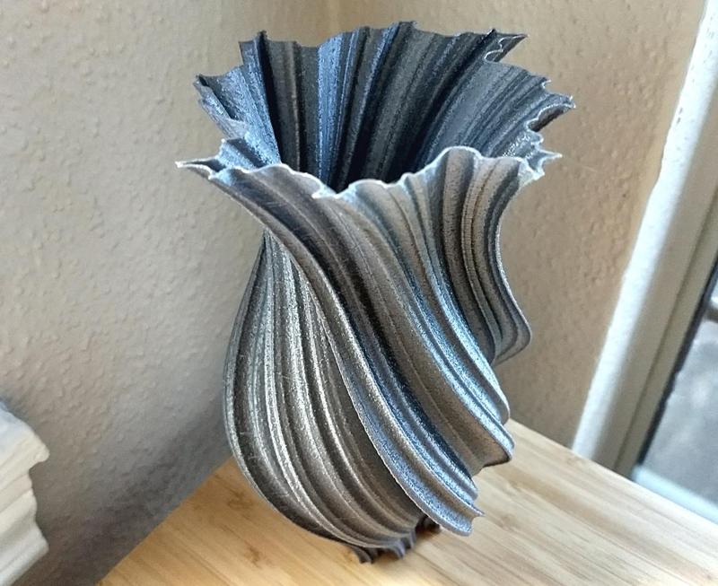 Mandelbrot Fractal Twist Vase No.2