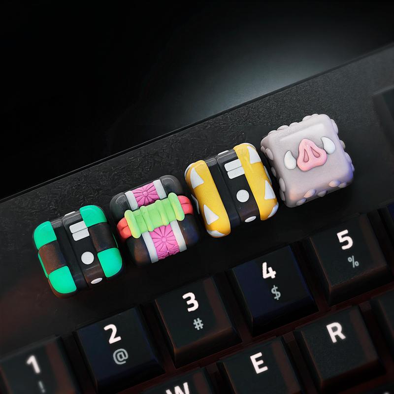 Demon Hunter minimalist v2 keycaps - Mechanical keyboard