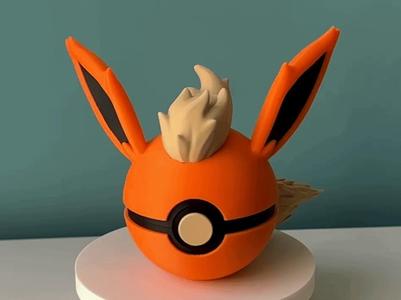 Flareon Ball - Pokemon - Pokeball Functional