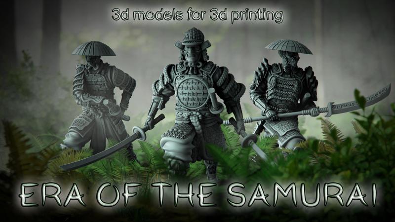 Era of the samurai 3D Model Collection