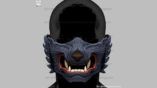 Wolf Face Mask Cosplay  - High Quality Details
