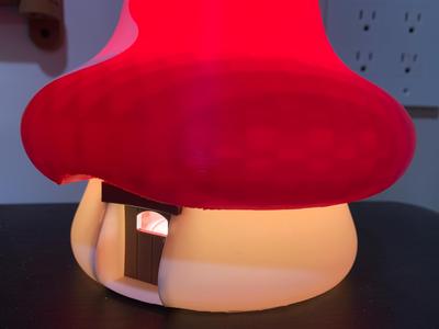 Smurf House with LED Option