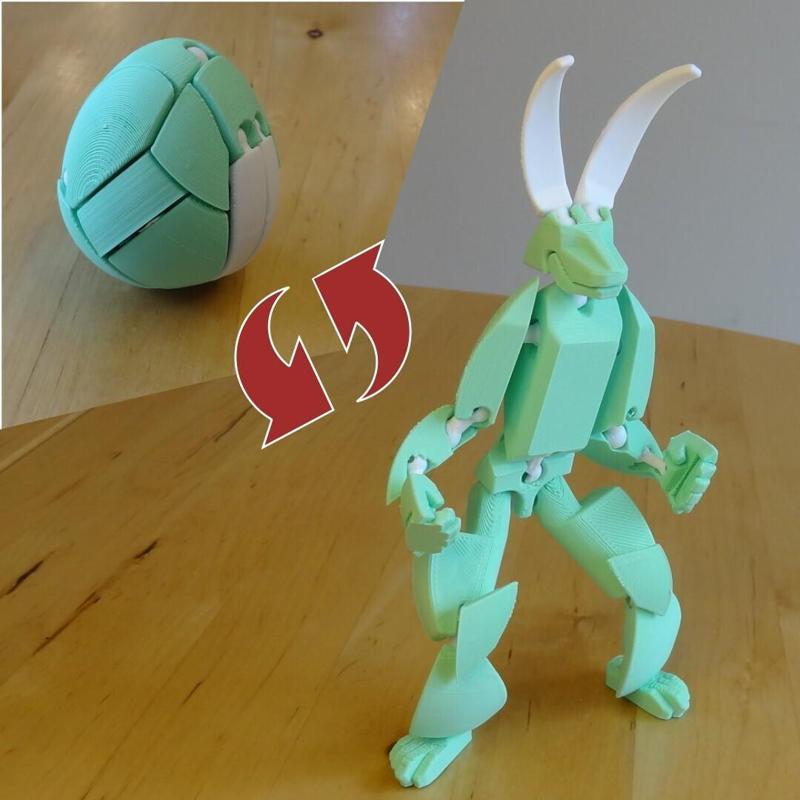 Transformable Rabbit Egg