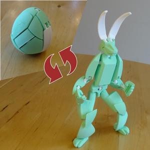 Transformable Rabbit Egg
