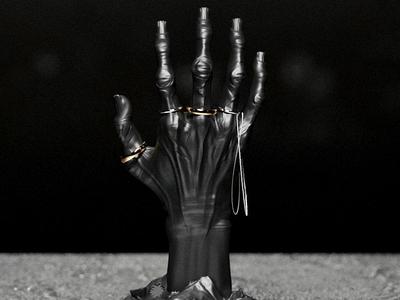 Skeletal Hand Ring Holder - Brutal & Gothic Decor