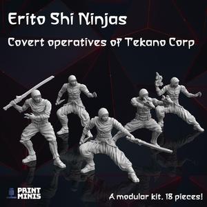 Modular Sci-Fi Ninjas - Tekano Corp Collection
