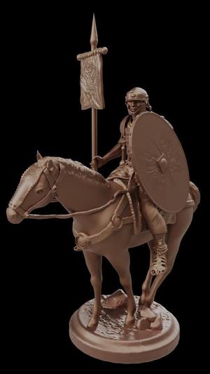 Roman Horseman with Aquila