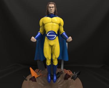 Sentry 3D Printing Figurine Assembly 3D model