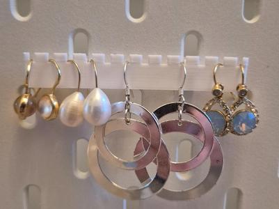 IKEA Skadis earring holder in 6 sizes