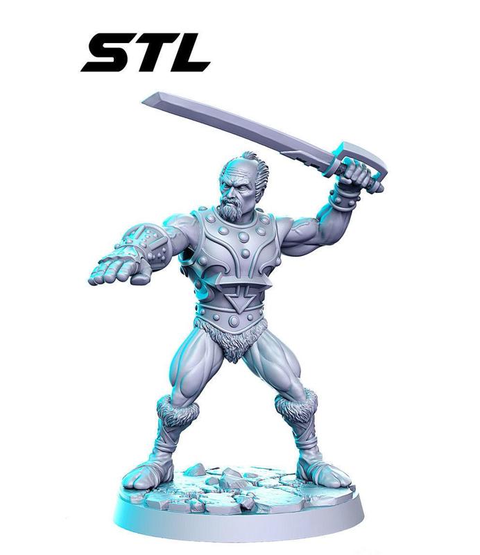 Jitsu He-Man Masters of the Universe 32mm Pre-supported