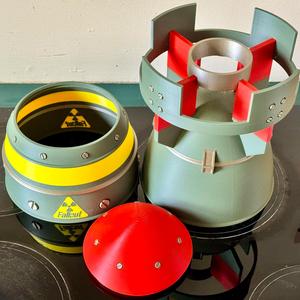 Fallout Mini Nuke AMS 4 Color Print 