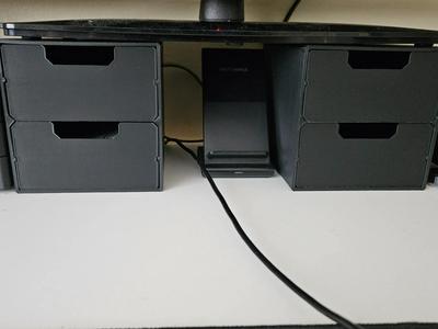 Monitor Riser Drawers