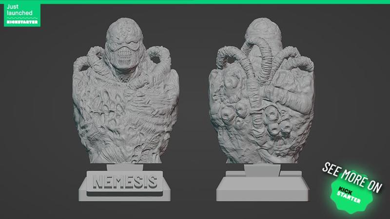 NEMESIS ULTRA-DETAILED SUPPORT-FREE BUST 3D MODEL
