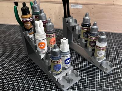 Vallejo Paint Holder - 1x6 & 2x6 (Fits IKEA Moppe)