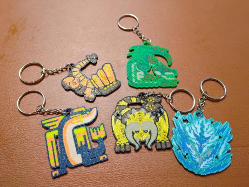 Monster Hunter Keychains #01