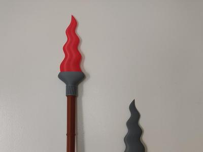 Eternal Flame Spear, Monster Hunting Weapon