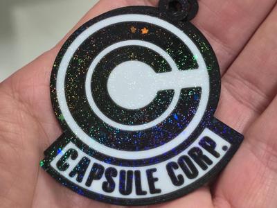 Dragon Ball Daima Capsule corp Keychain key ring