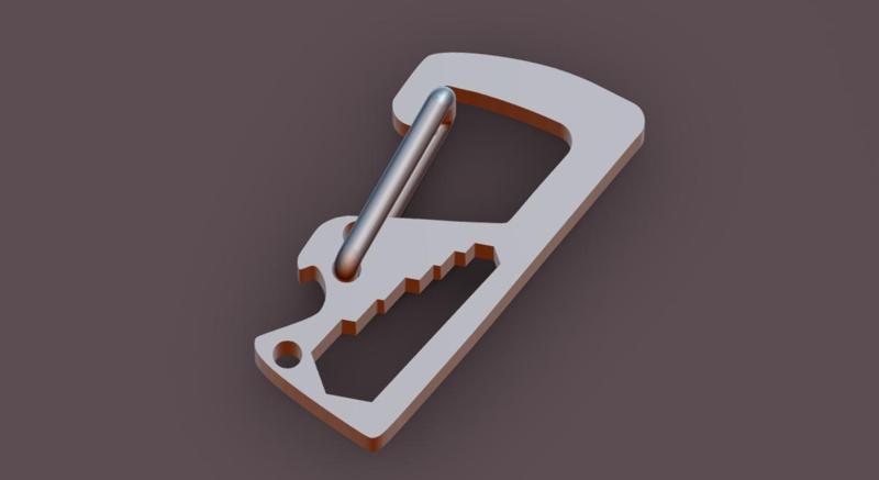 Awesome Spring Carabiner - No Supports