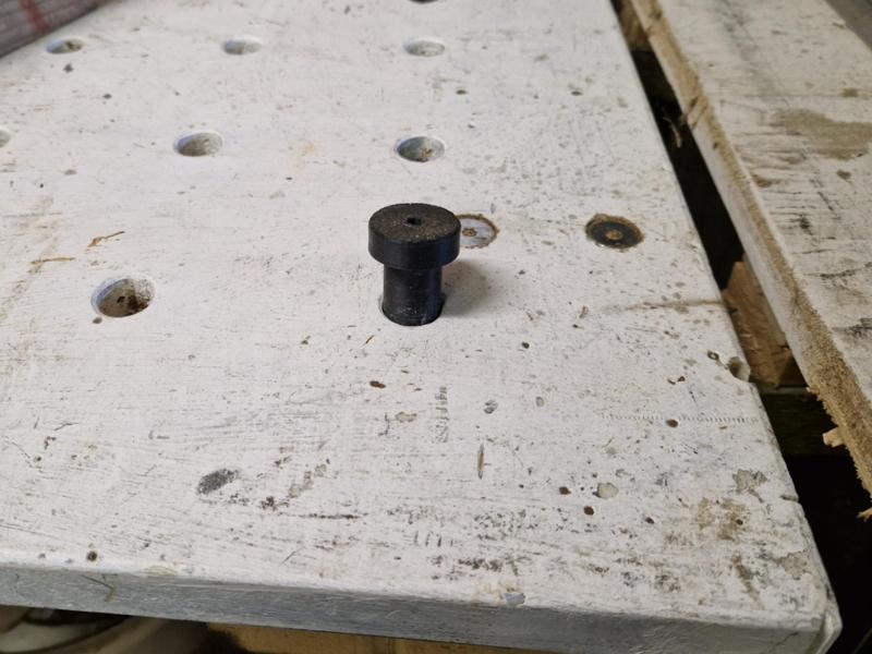 Stop/Clamp Hole Table Top