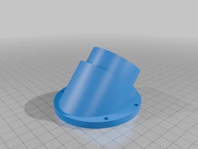 Angled mannequin dummy head post stand