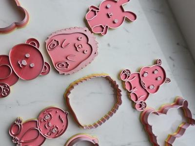 Animal Set Cookie Cutter Play-Doh Play Clay Sand