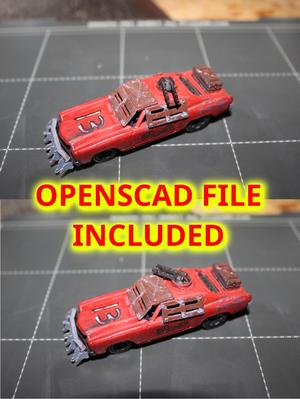 Rotating Turret Base For Gaslands