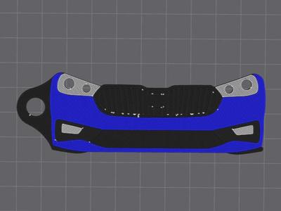 Škoda Fabia IV Keychain