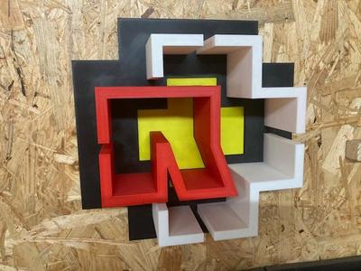 Rammstein Logo Shelf Mini