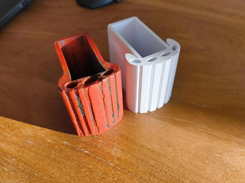 Rubber feet for ladder