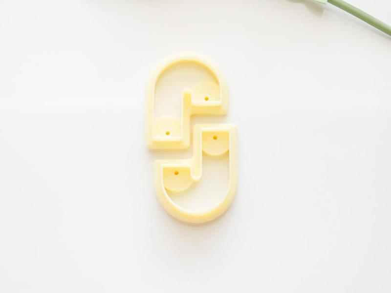Guide Hole Half Arch Polymer Clay Cutter 