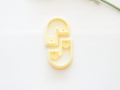 Guide Hole Half Arch Polymer Clay Cutter 
