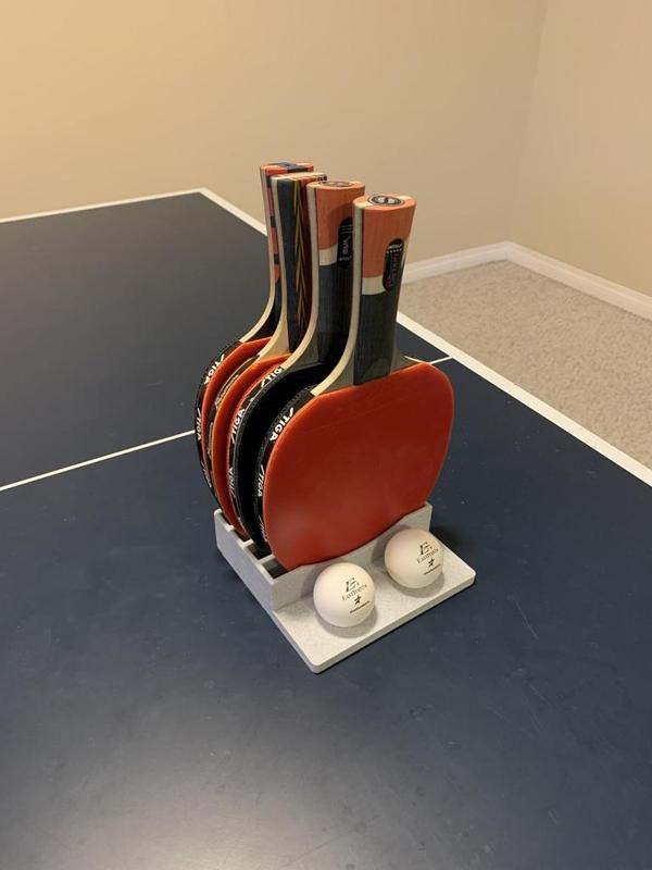 Ping Pong Paddle Holder