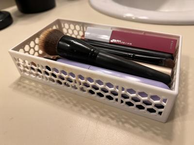 Brush and Cosmetic Organizer Tray - All Hex