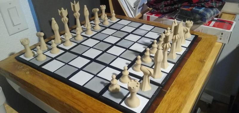 Chess Board (Storable, Compact) 