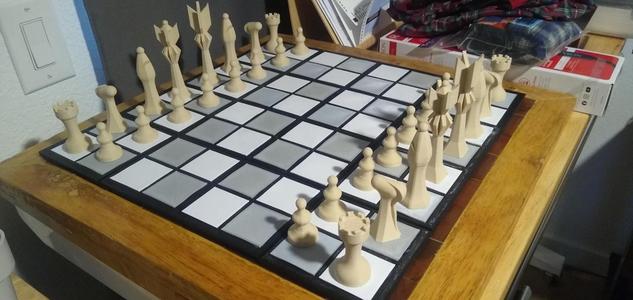 Chess Board (Storable, Compact) 