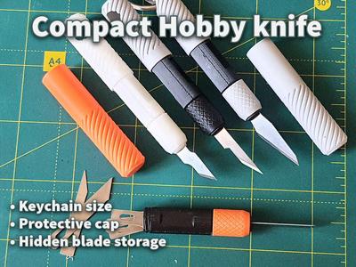 Compact hobby knife