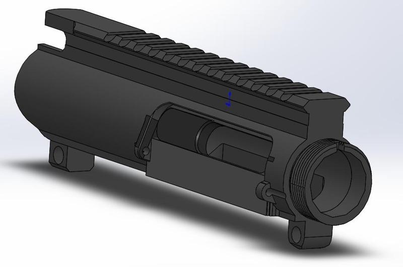ATLAS Rev. 5 AR15 A3 Upper Receiver for Rimfire