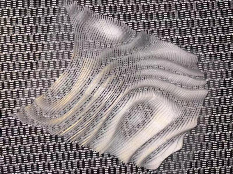 Wave 3D Printed Parametric Fabric