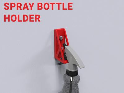 Universal Spray Bottle Holder – Wall-Mounted