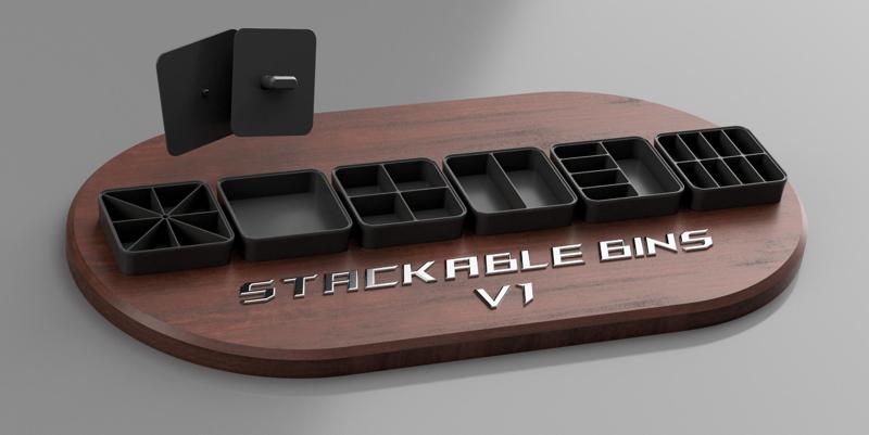 Stackable Desktop Bins V1