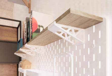 SKADIS 1x4 TOP SHELF Bracket  L10cm Tablet