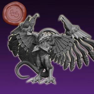 Bahamut Final Fantasy X 3D Print Miniature