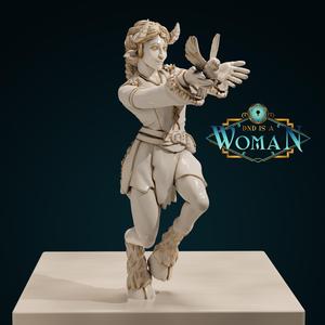 Satyr Druid - Alina - 28/32mm and 75mm