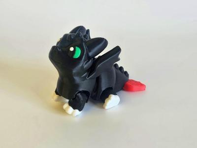 Night Fury, baby - Toothless