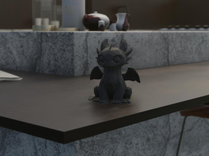 Low Poly Toothless