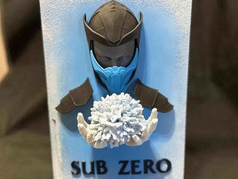 PS5 transformation kit in Sub Zero Style MK11